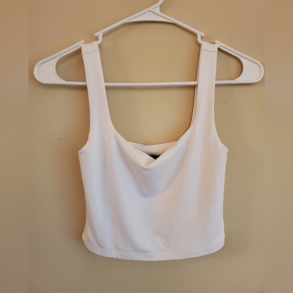 White Crop Top